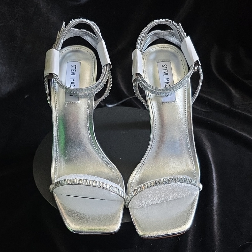 New! Steve Madden THIERRY Silver 8.5